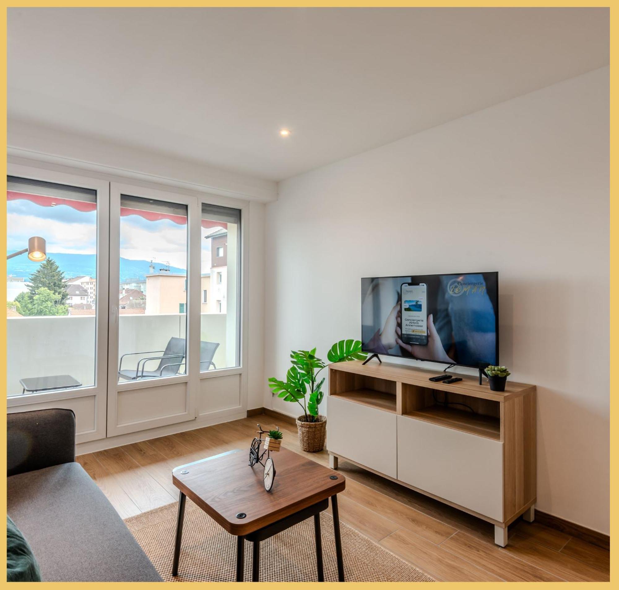Chez Gwen I T3 I Gaillard Apartment Bagian luar foto