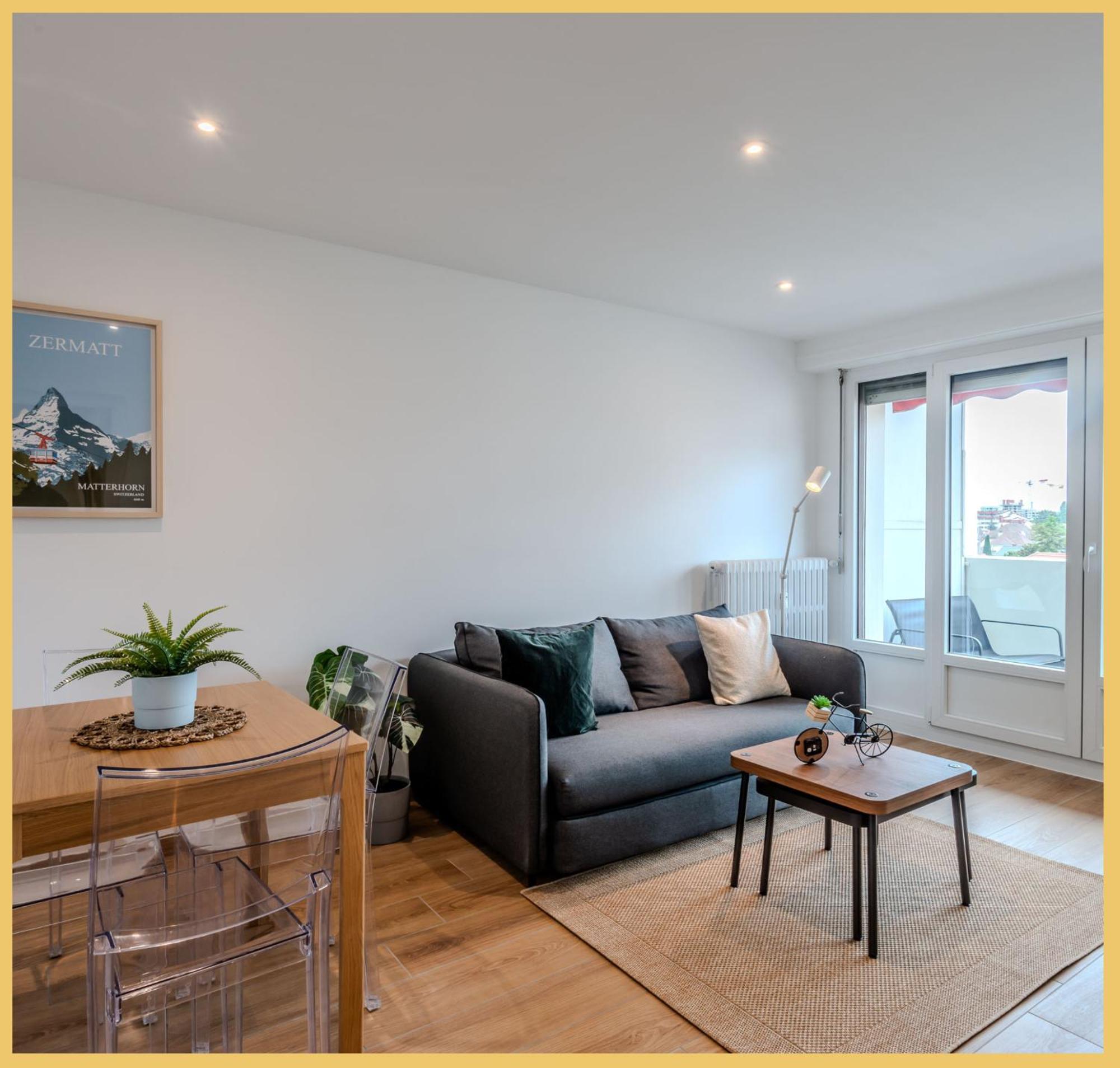 Chez Gwen I T3 I Gaillard Apartment Bagian luar foto
