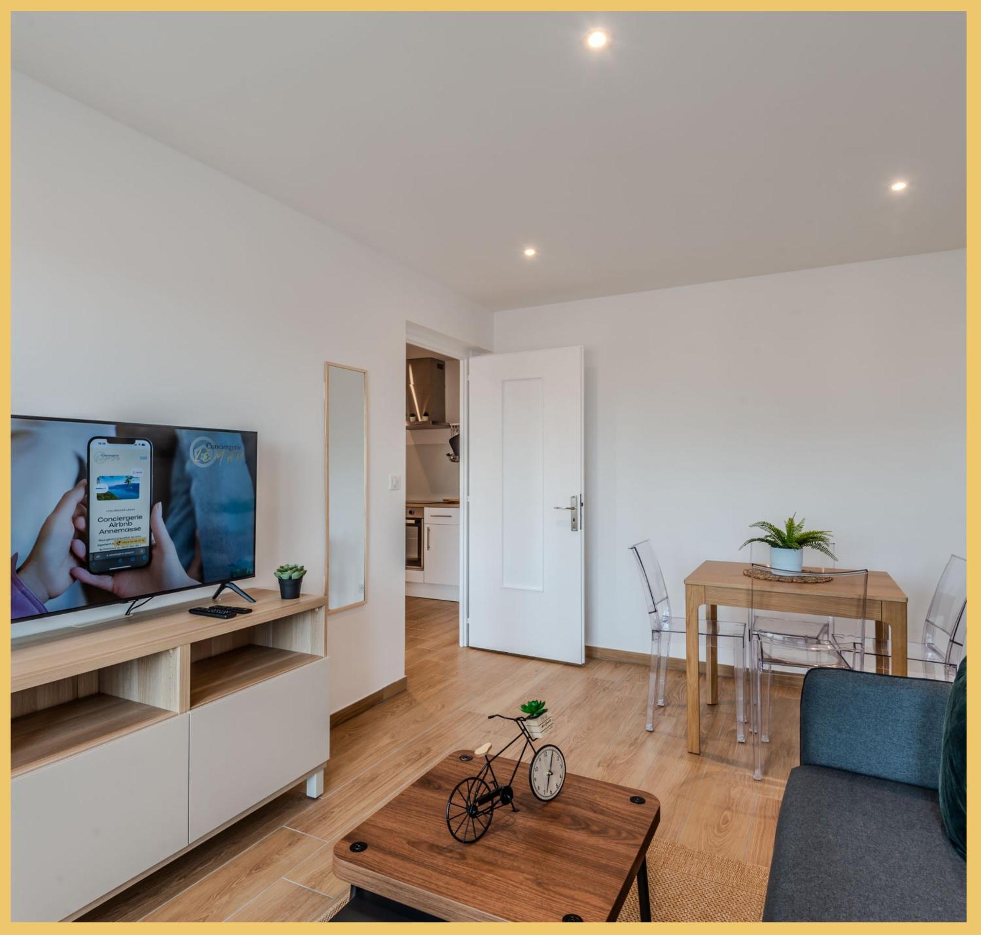 Chez Gwen I T3 I Gaillard Apartment Bagian luar foto